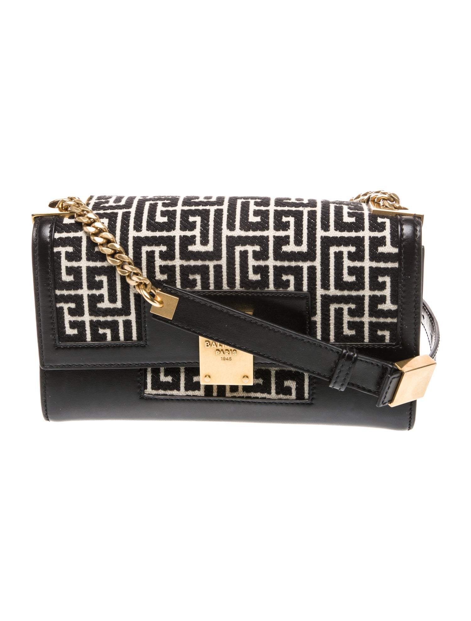 Balmain Canvas Shoulder Bag