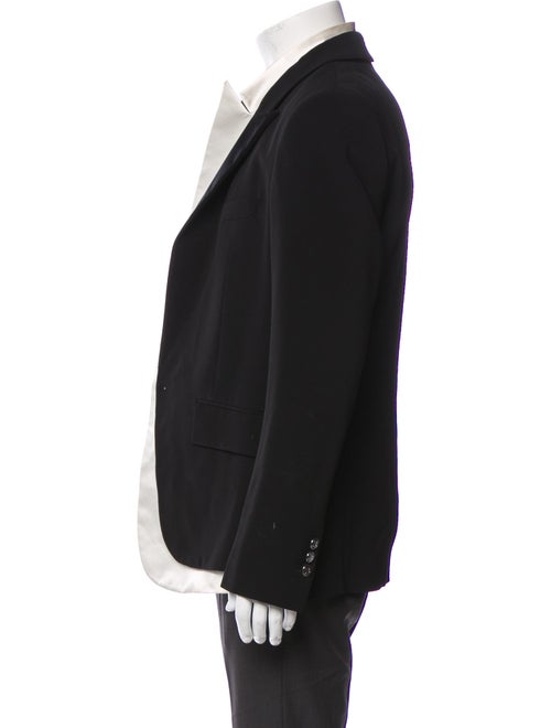 Balmain Striped Peacoat