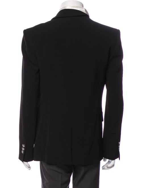 Balmain Striped Peacoat