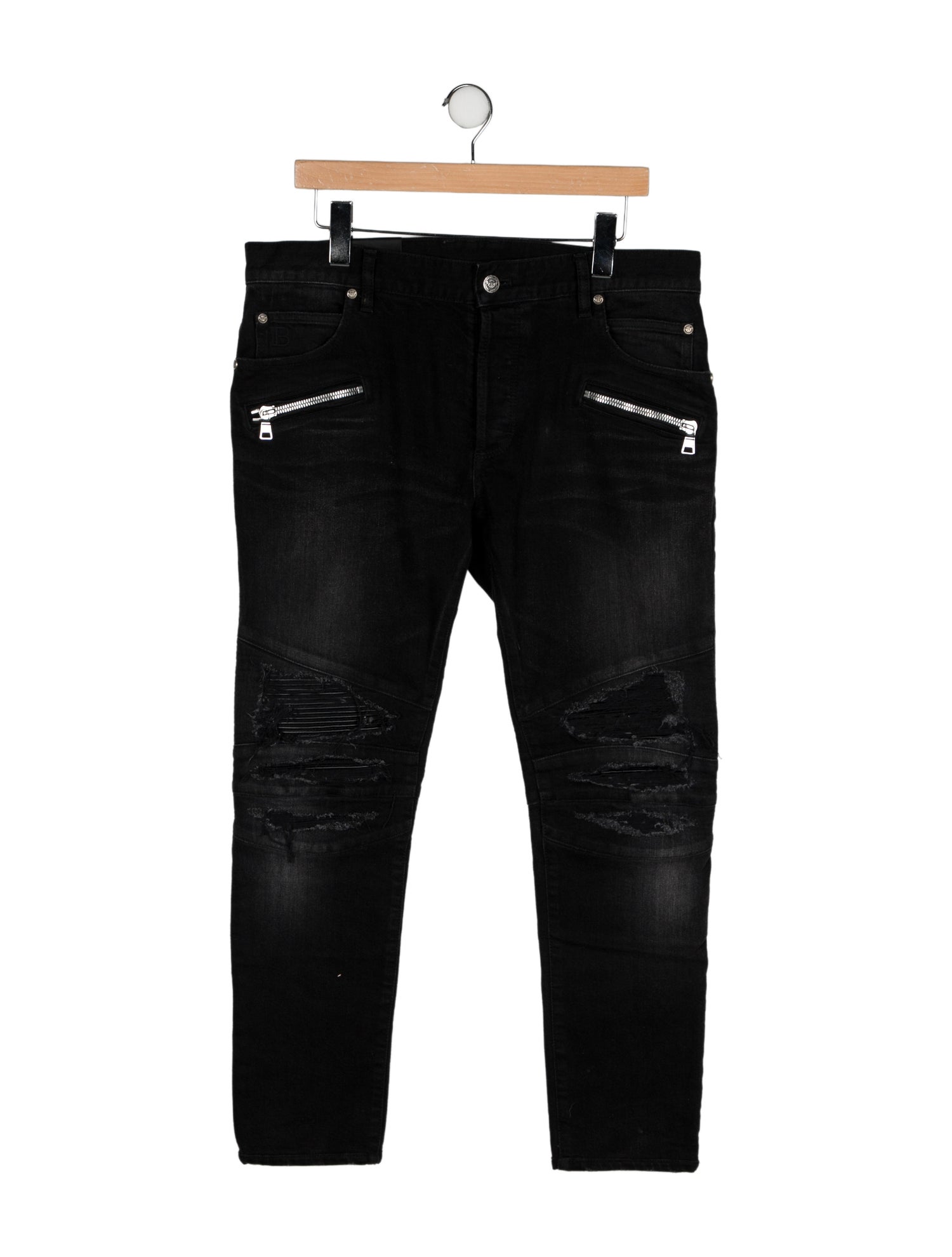 Balmain Moto Jeans