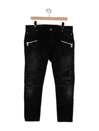 Balmain Moto Jeans