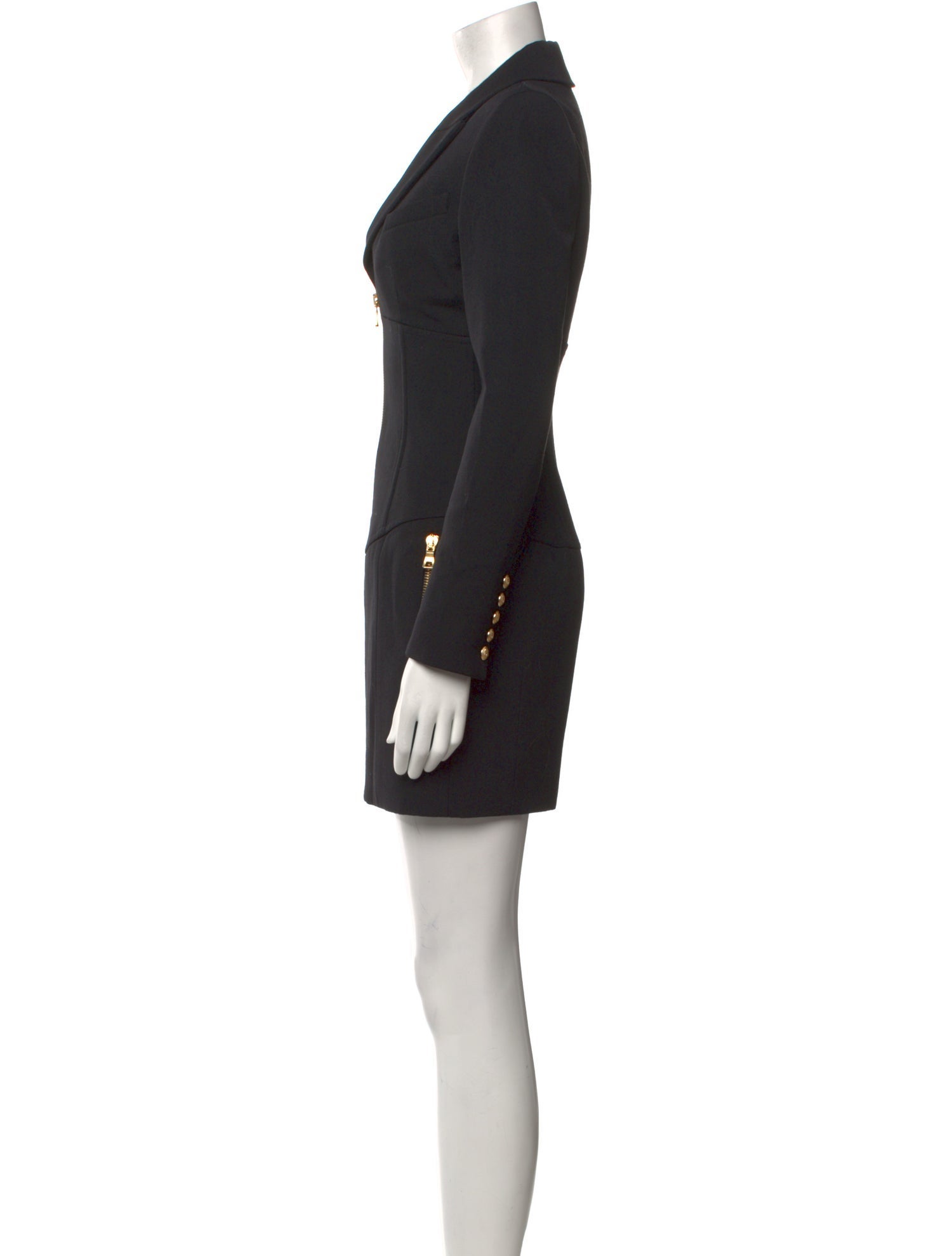 Balmain Wool Mini Dress
