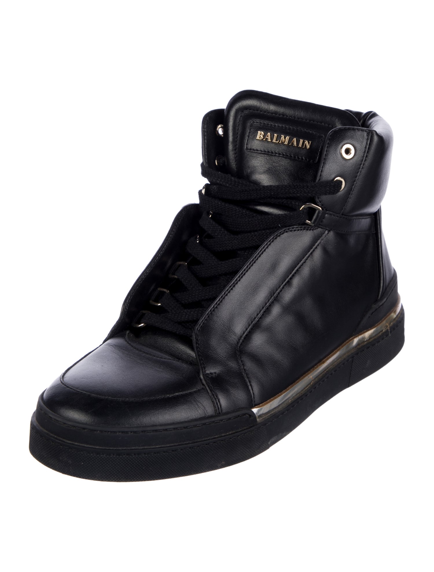 Balmain Leather Sneakers