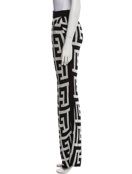 Balmain Printed Wide Leg Pants