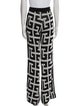Balmain Printed Wide Leg Pants