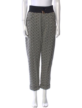 Balmain Printed Skinny Leg Pants