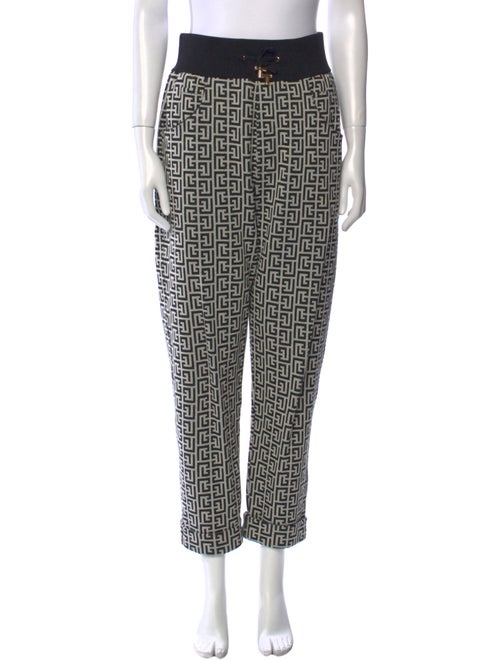 Balmain Printed Skinny Leg Pants