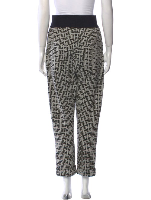 Balmain Printed Skinny Leg Pants