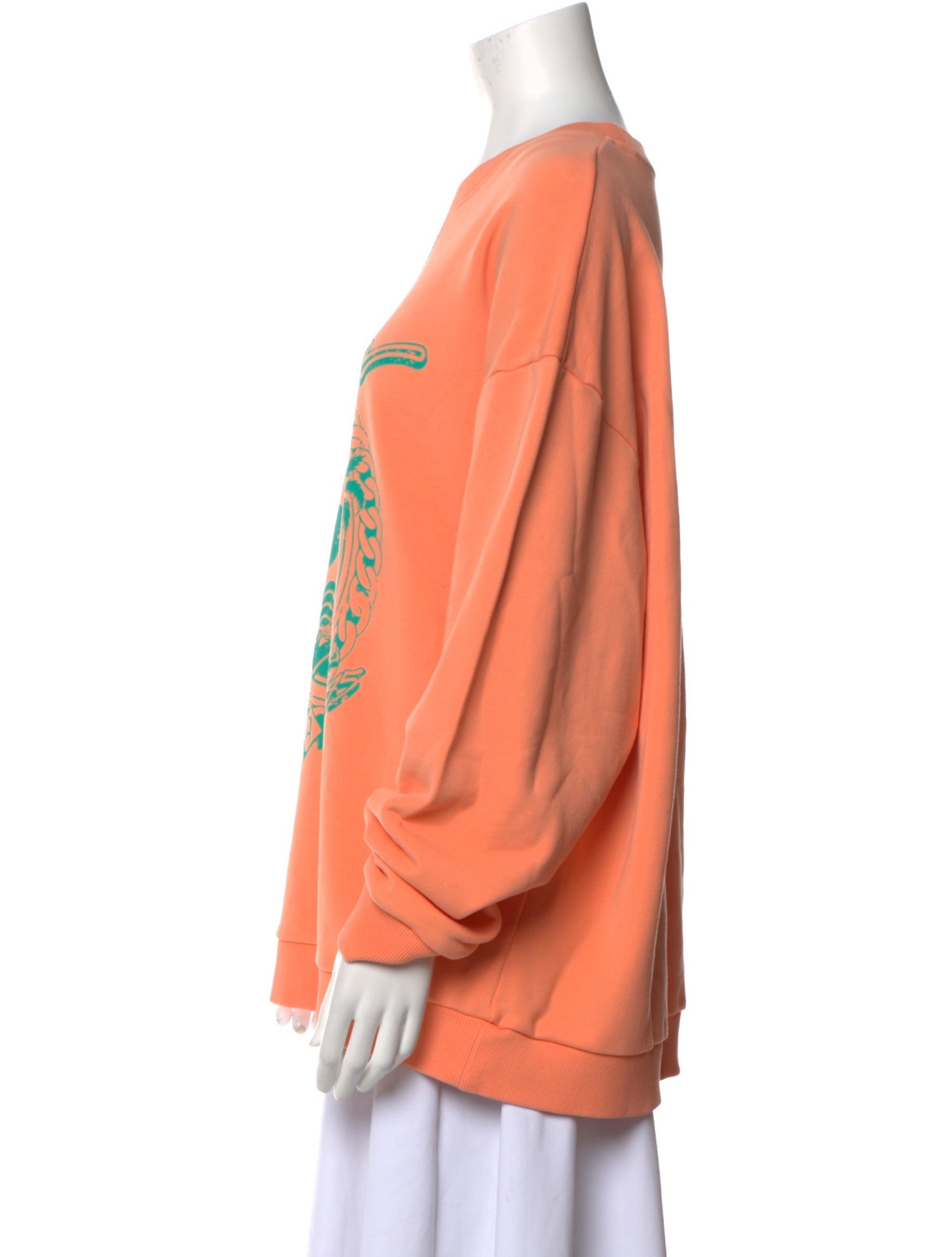 Balmain Graphic Print Crew Neck Sweater