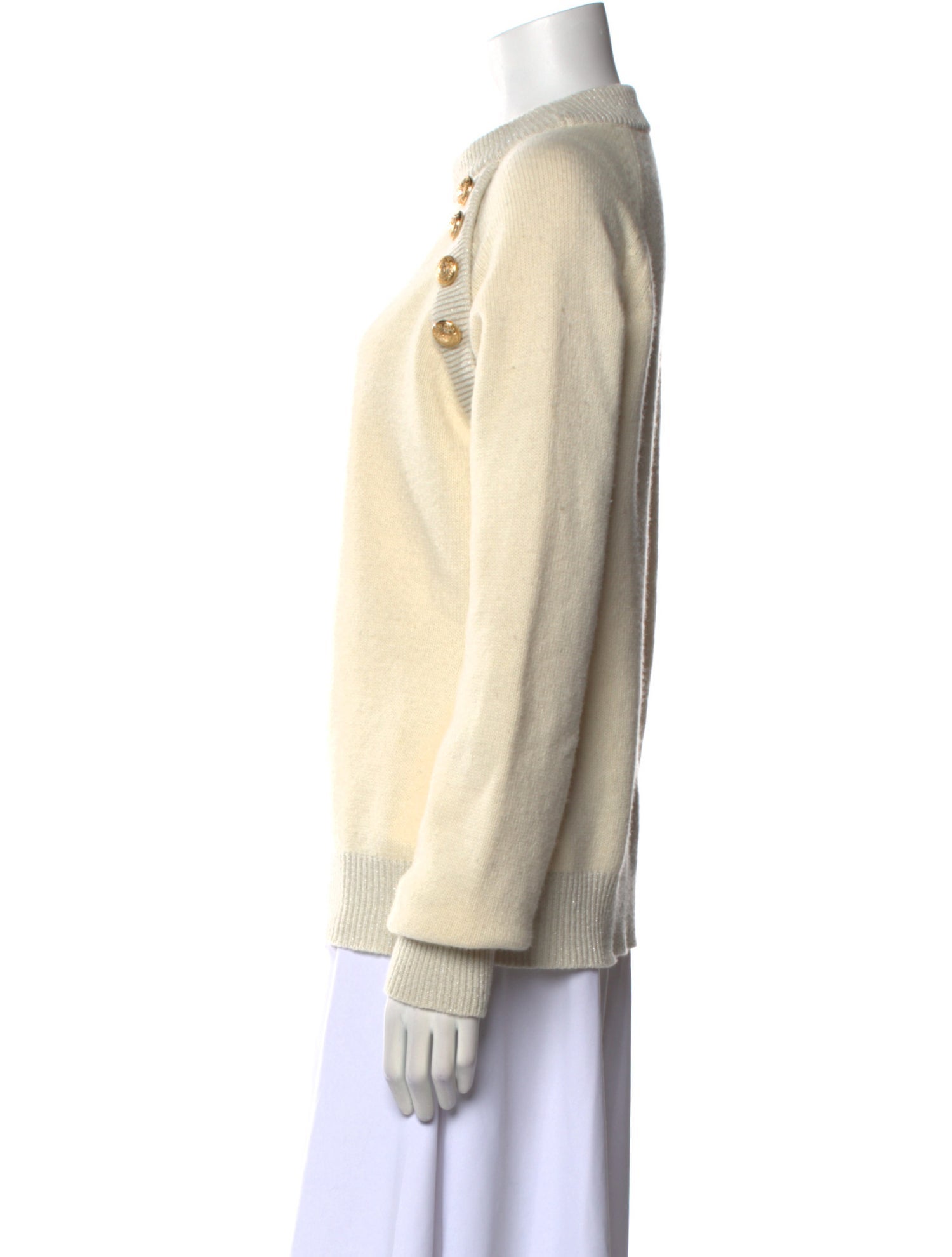 Balmain Wool Crew Neck Sweater