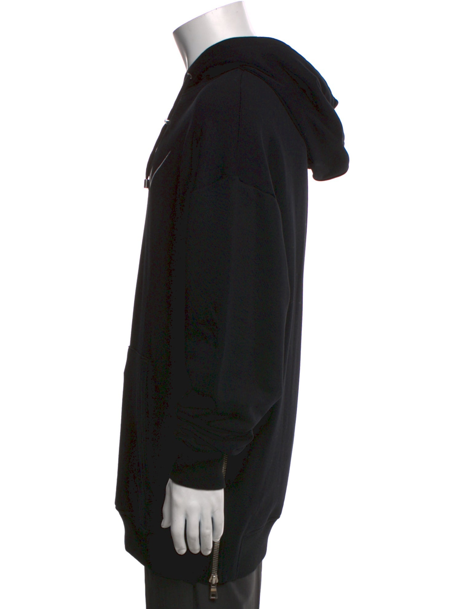 Balmain Graphic Print Crew Neck Hoodie