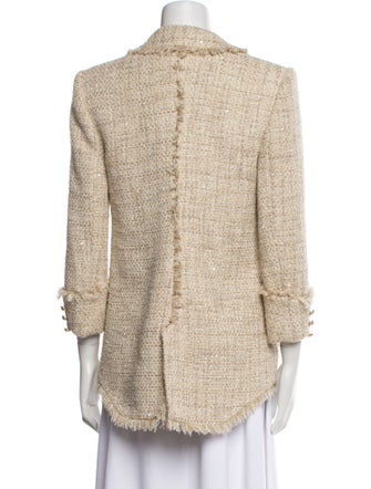 Balmain Tweed Pattern Blazer