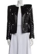 Balmain Patent Leather Tweed Pattern Evening Jacket
