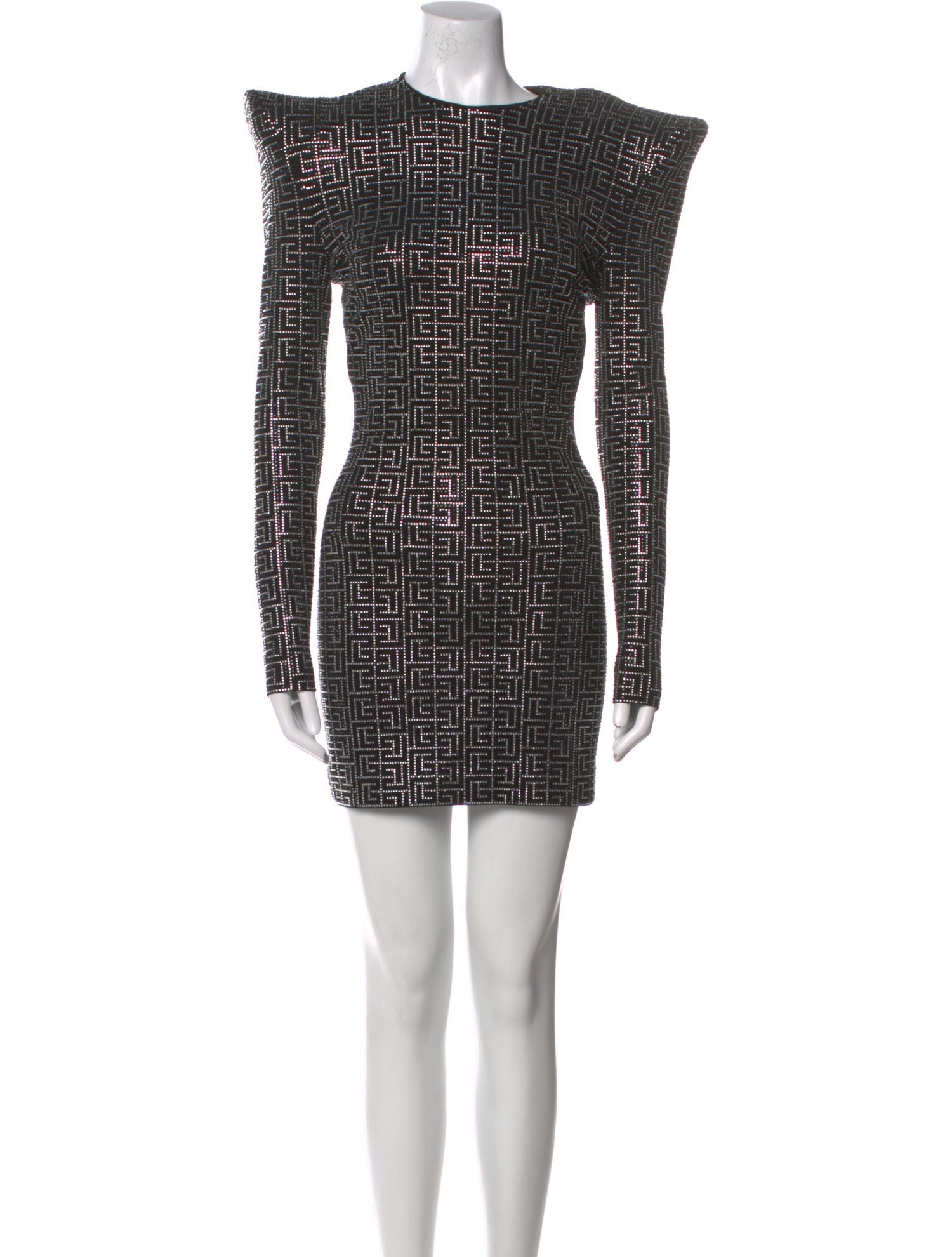 Balmain Printed Mini Dress