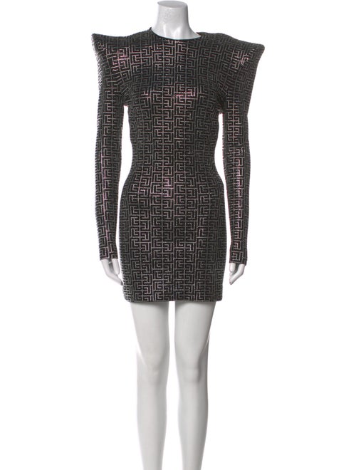 Balmain Printed Mini Dress