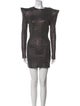 Balmain Printed Mini Dress