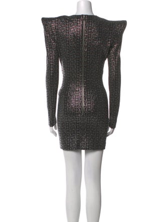 Balmain Printed Mini Dress