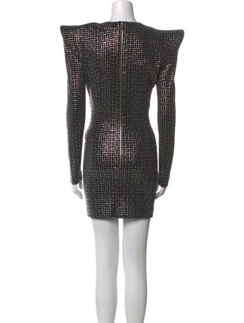 Balmain Printed Mini Dress