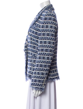 Balmain Tweed Pattern Blazer