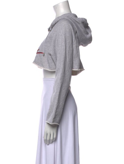 Balmain Graphic Print V-Neck Sweatshirt