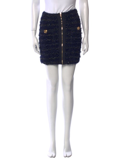 Balmain Tweed Mini Skirt