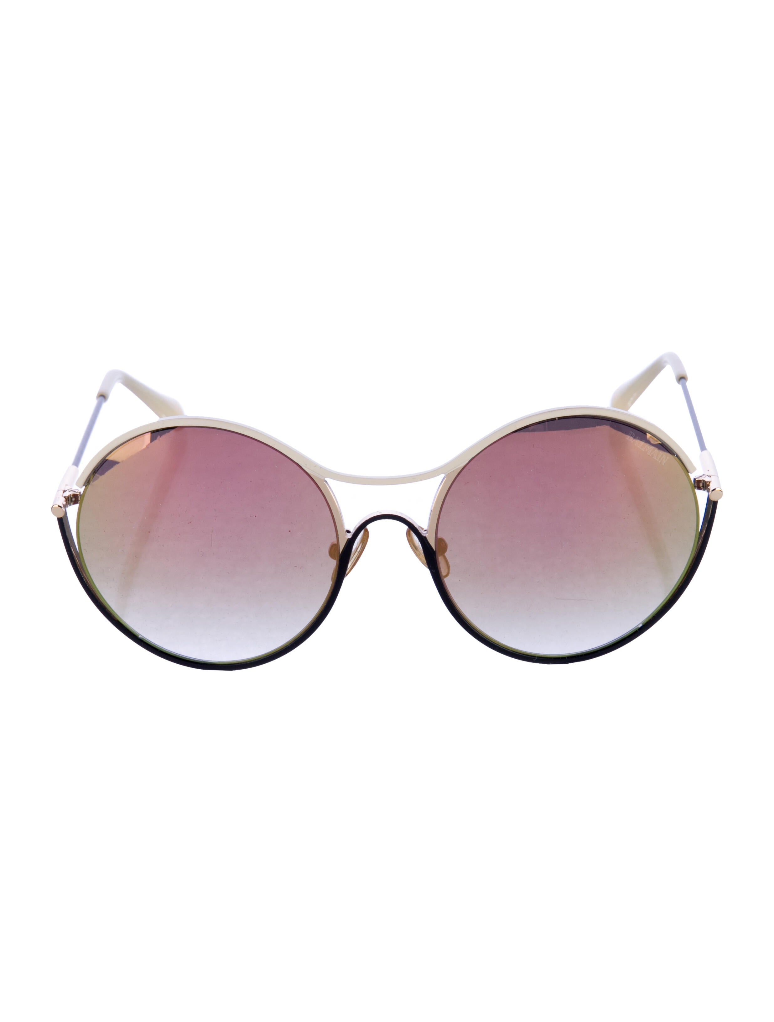 Balmain Round Gradient Sunglasses