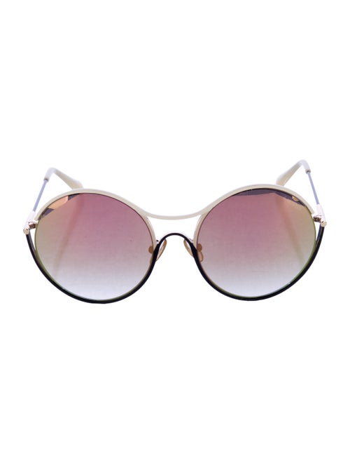 Balmain Round Gradient Sunglasses