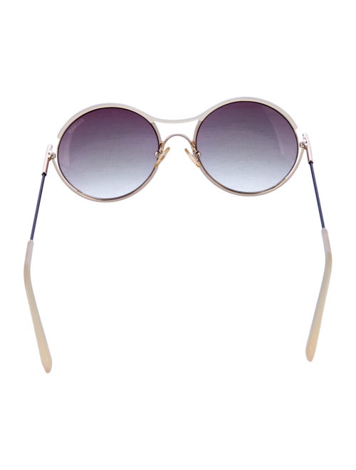 Balmain Round Gradient Sunglasses