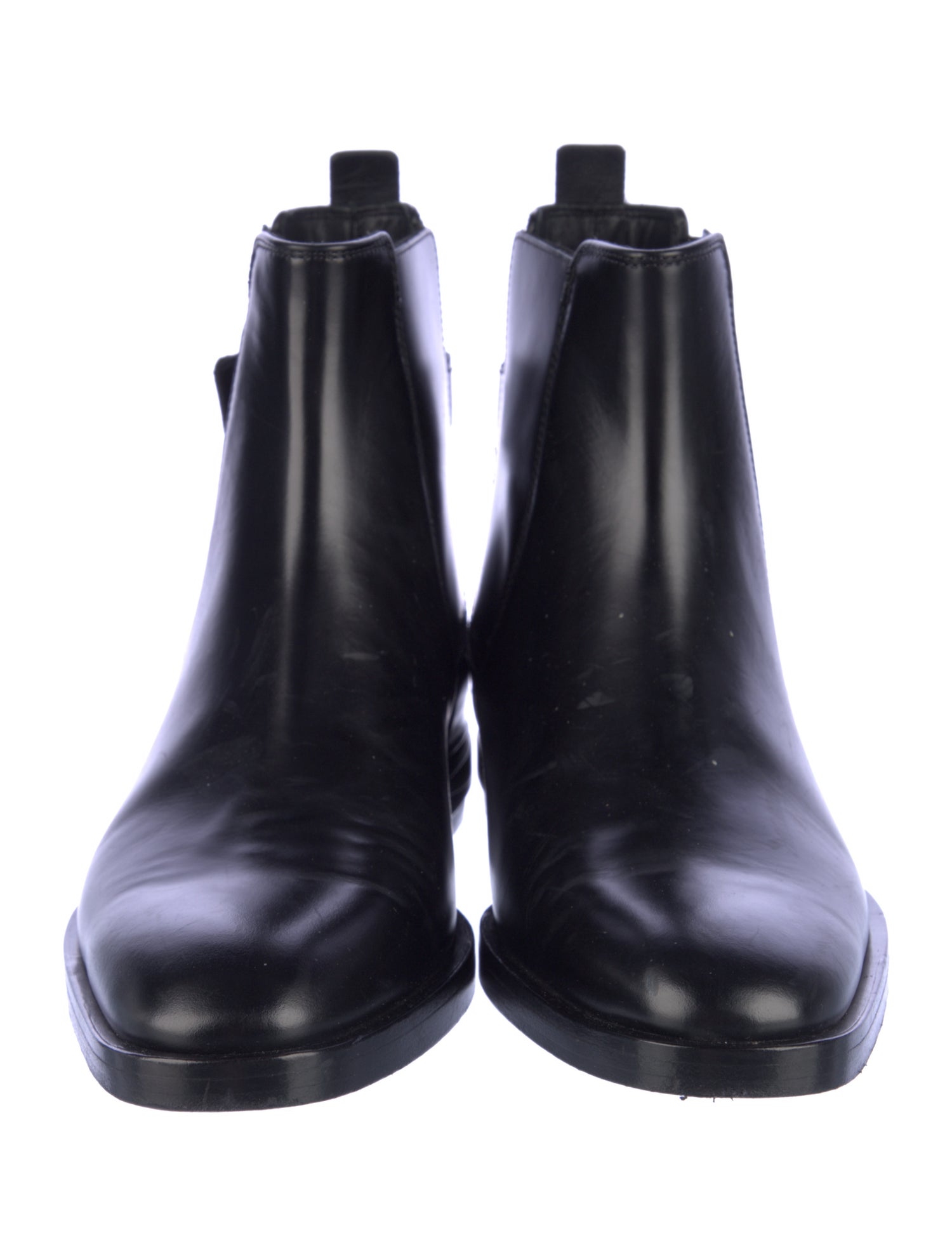Balmain Leather Chelsea Boots