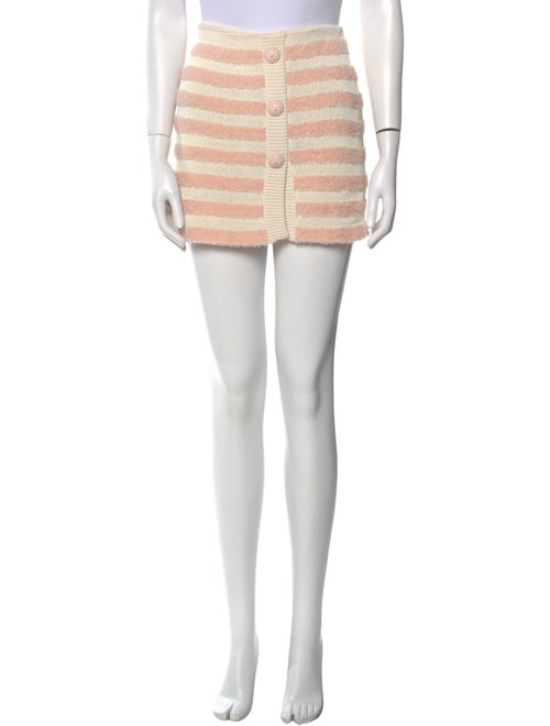 Balmain Virgin Wool Mini Skirt