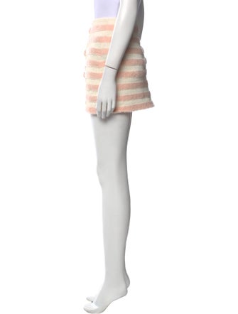 Balmain Virgin Wool Mini Skirt