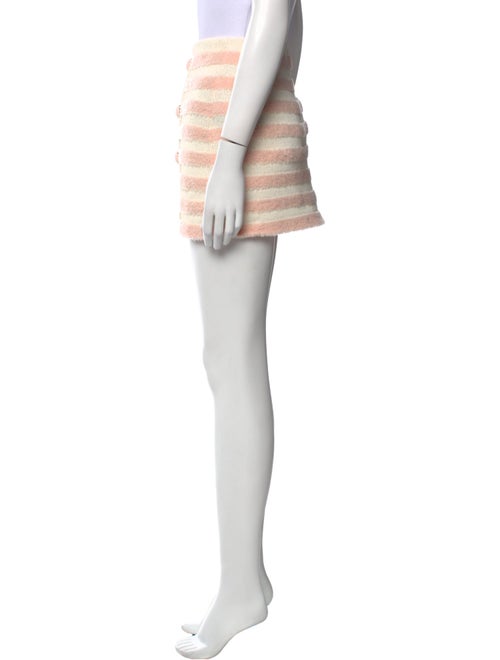 Balmain Virgin Wool Mini Skirt