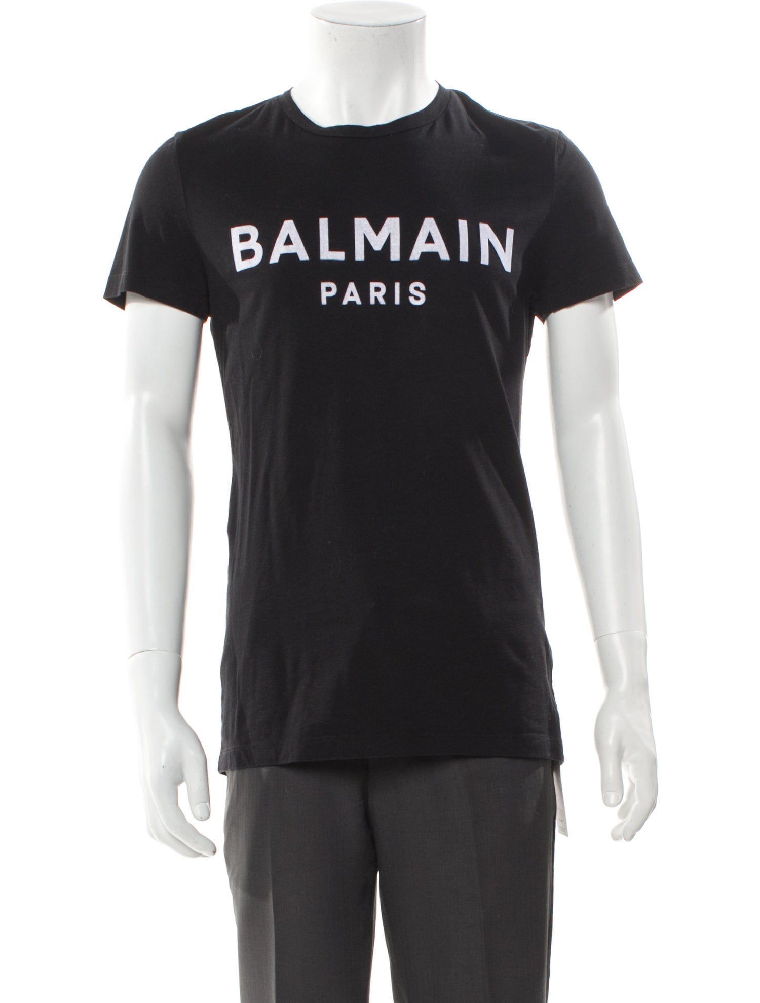 Balmain Graphic Print Crew Neck T-Shirt