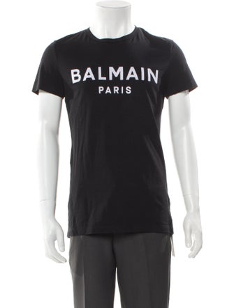 Balmain Graphic Print Crew Neck T-Shirt