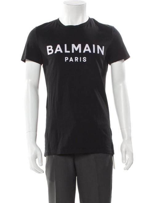 Balmain Graphic Print Crew Neck T-Shirt