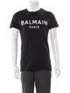 Balmain Graphic Print Crew Neck T-Shirt