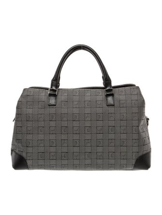 Balmain Leather Weekender Bag