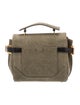 Balmain Canvas Top Handle Bag