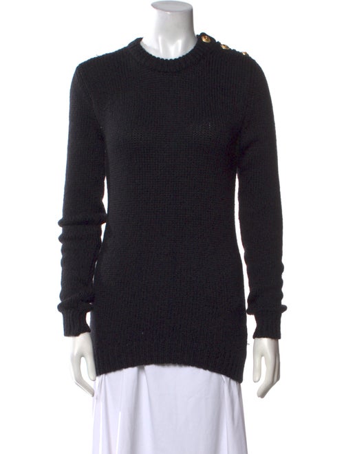 Balmain Mohair Crew Neck Sweater
