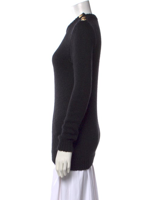 Balmain Mohair Crew Neck Sweater