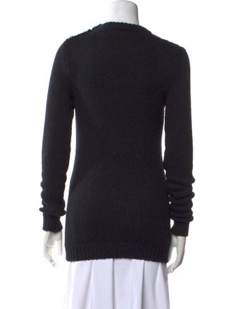 Balmain Mohair Crew Neck Sweater