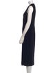 Balmain Wool Long Dress