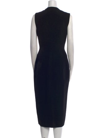 Balmain Wool Long Dress