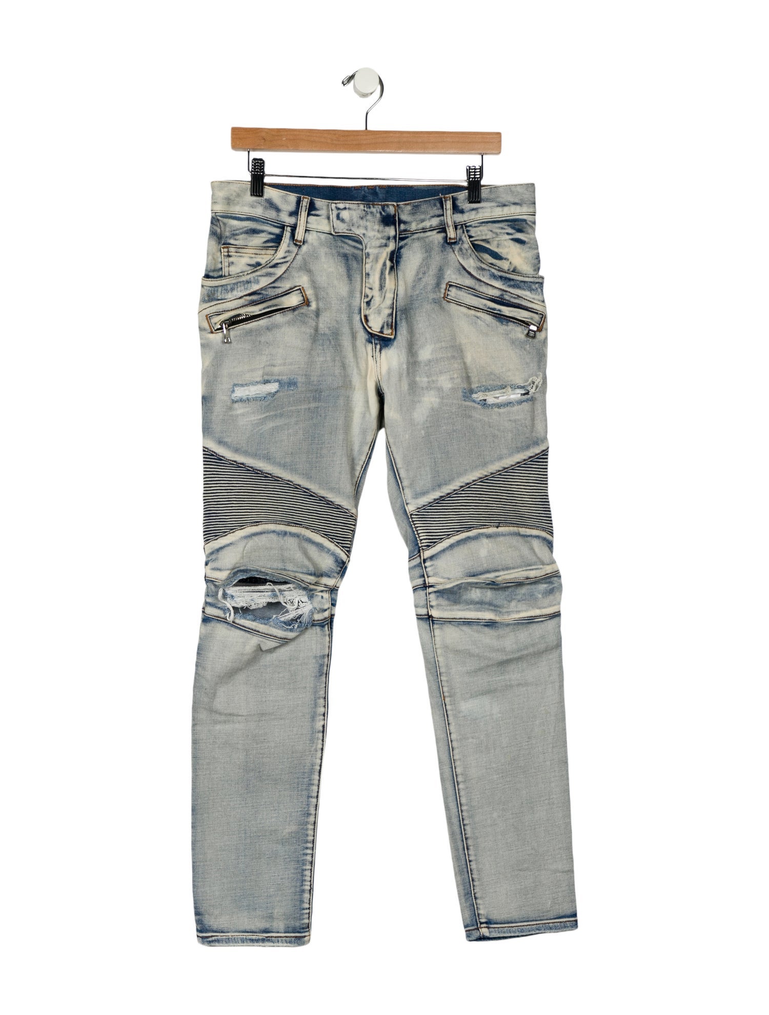 Balmain Moto Jeans