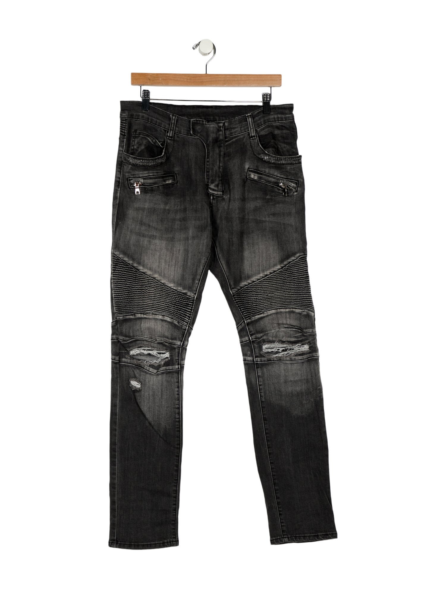 Balmain Moto Jeans