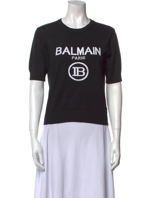 Balmain Lambskin Graphic Print T-Shirt