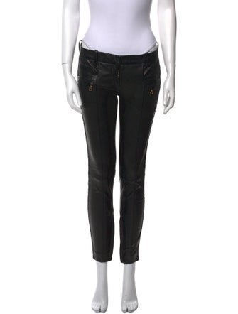 Balmain Leather Skinny Leg Pants