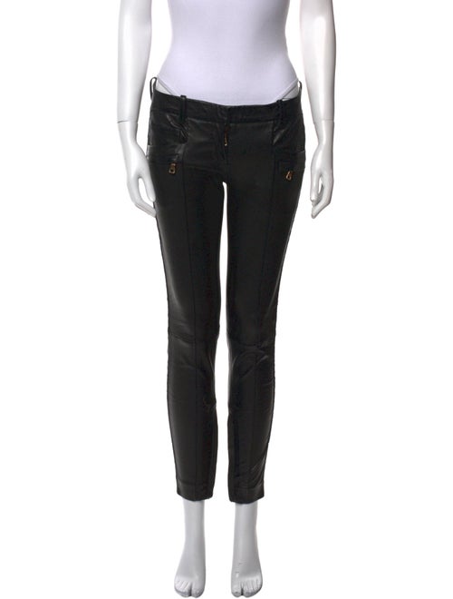 Balmain Leather Skinny Leg Pants