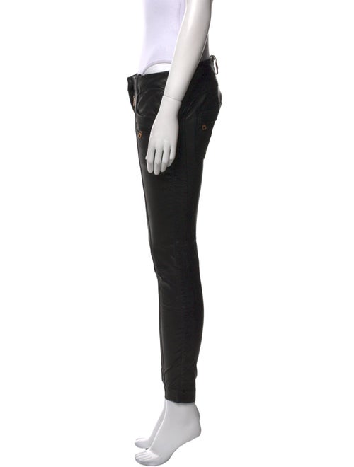 Balmain Leather Skinny Leg Pants