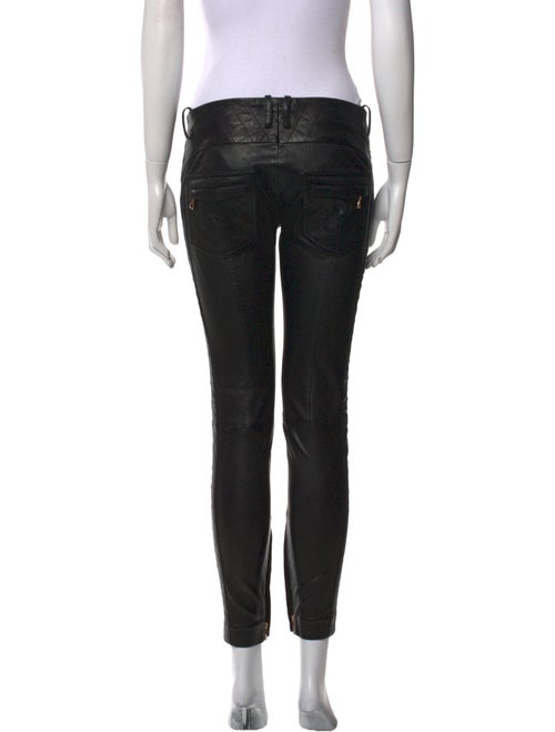 Balmain Leather Skinny Leg Pants
